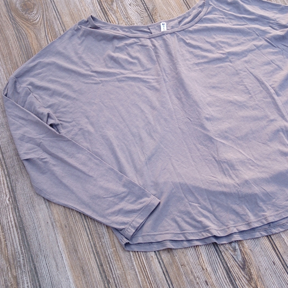 Fabletics Gray Lightweight Athletic Top - image 2